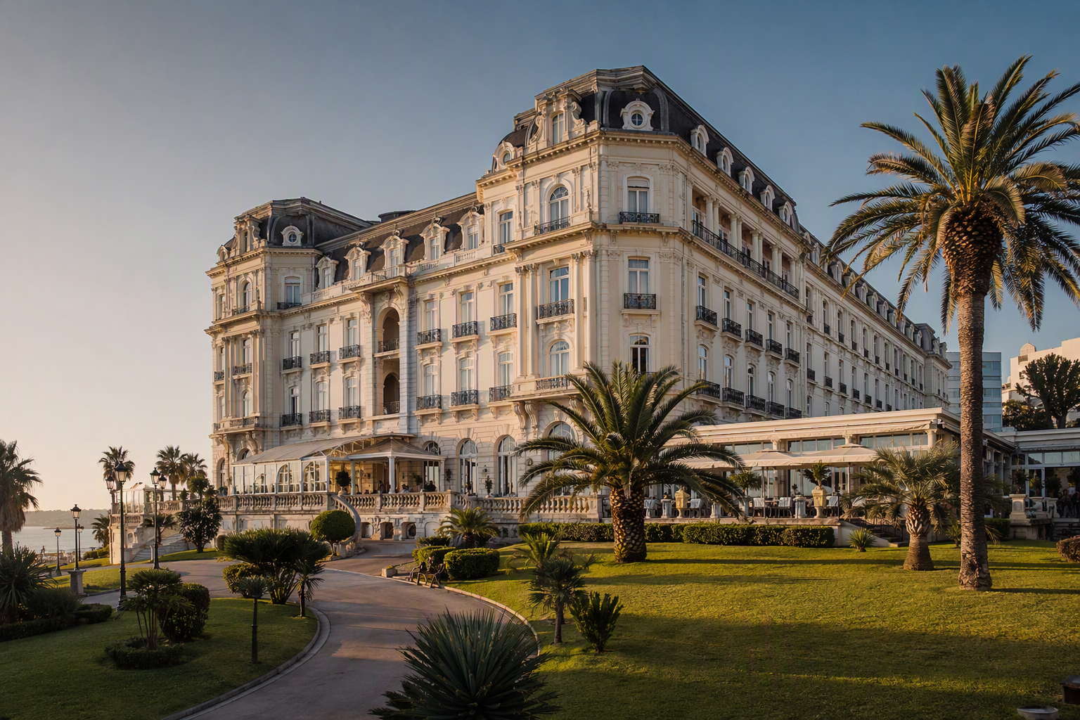 Palácio hotel belle époque à beira-mar no Estoril